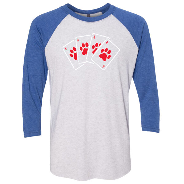 Lansing Tennis - Triblend Three-Quarter Raglan T-Shirt Thumbnail