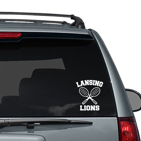 Lansing Tennis - Car Decal Thumbnail