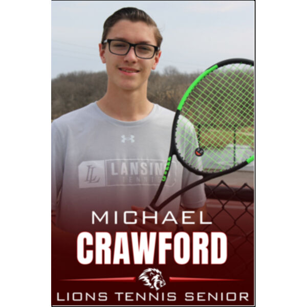 Lansing Tennis - 2' x 3' Senior Banner Thumbnail